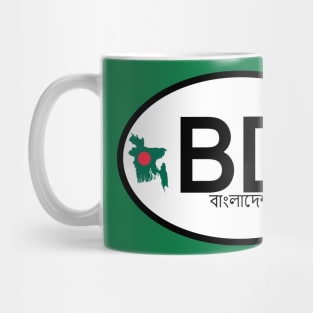 Bangladesh car country code Mug